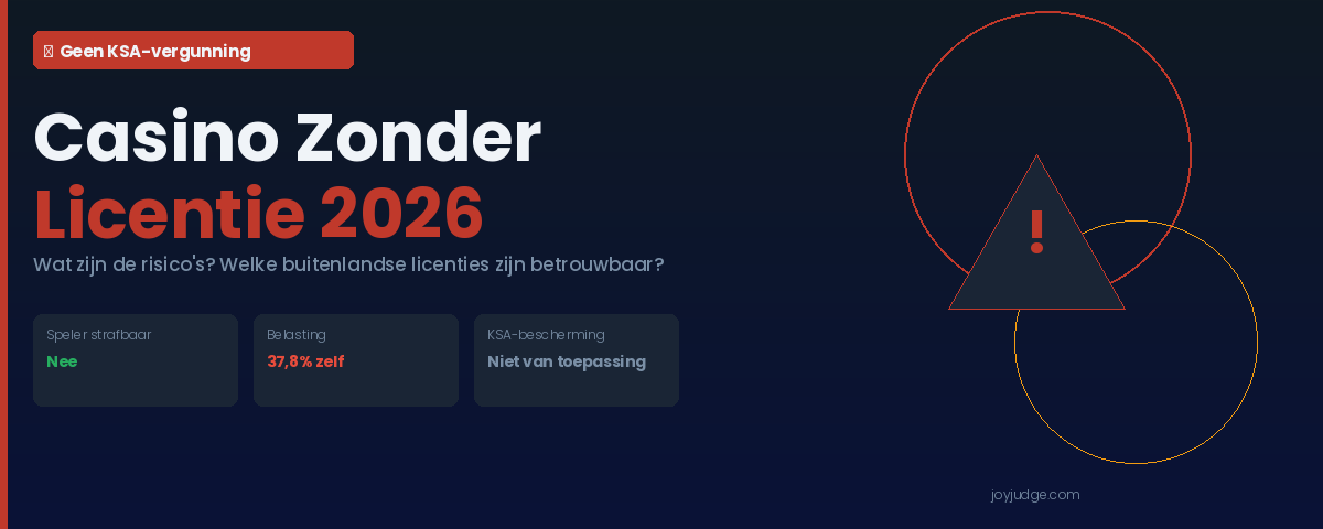 casino zonder licentie nederland – risico's en uitleg voor nederlandse spelers 2026
